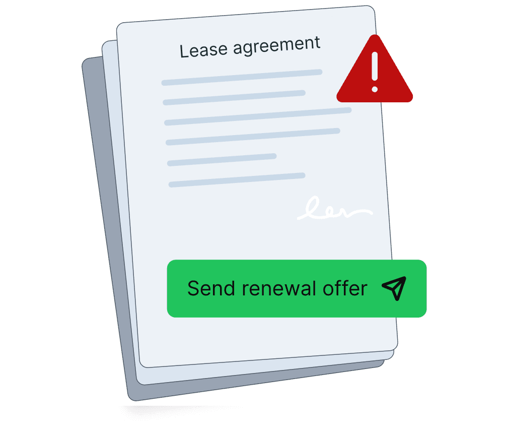 Lease renewal reminders in StackRent